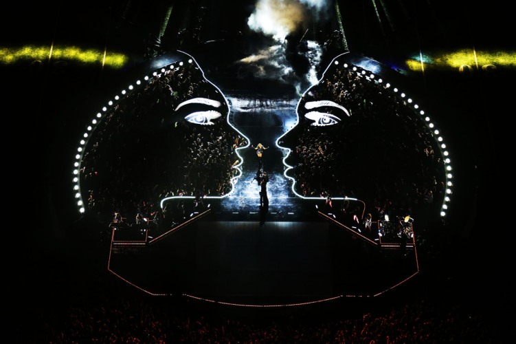 Super Bowl 2012 Stage.Beyonce
